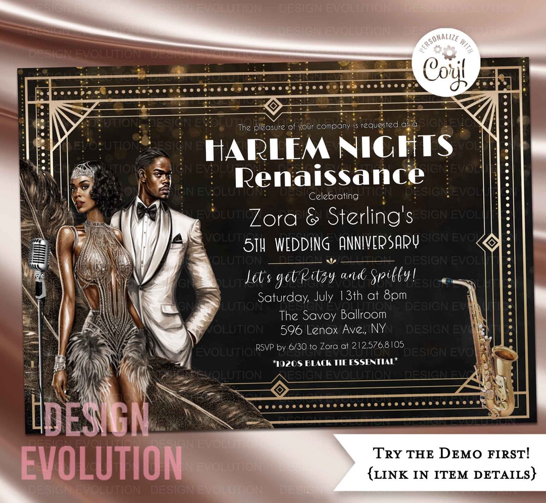 TRY THE DEMO Any Event African American Harlem Nights Jazz Age