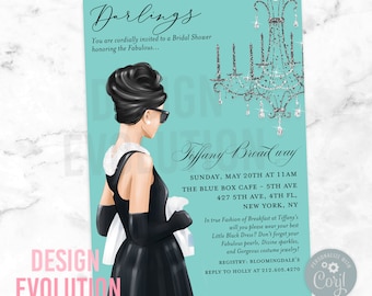 Breakfast at Tiffany's Bridal Shower Invitation (Digital Download)