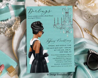 Breakfast at Tiffany's Bridal Shower Invitation (Digital Download)