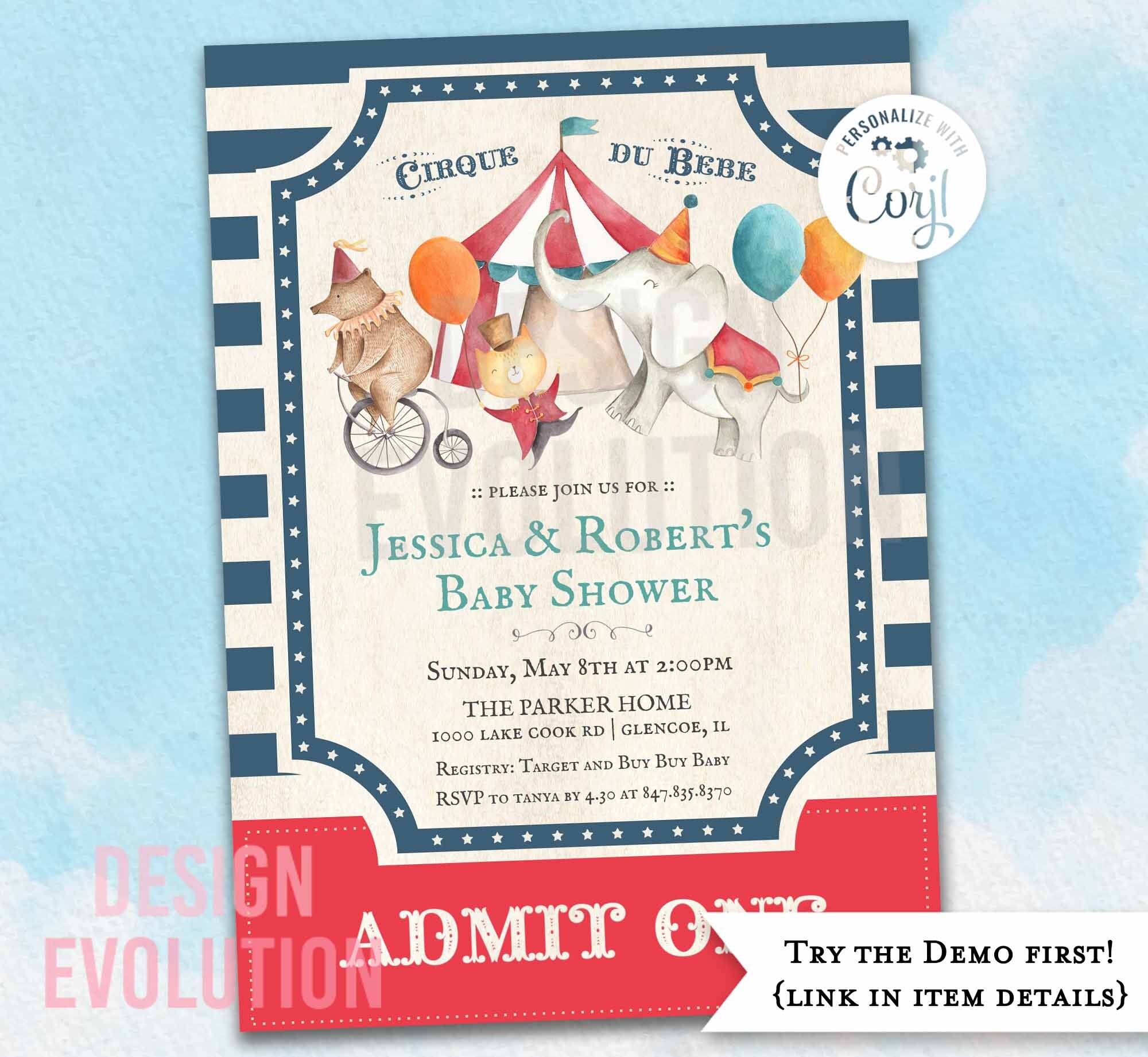 Carnival Invitations, Pink Carnival Theme Party, Girl Circus Birthday  Invitation, Carnival Ticket, Carnival Party, INSTANT ACCESS - Edit NOW |  Sweet Providence Designs, image size:2000x1842