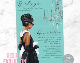 Breakfast at Tiffany's Bridal Shower Invitation (Digital Download)