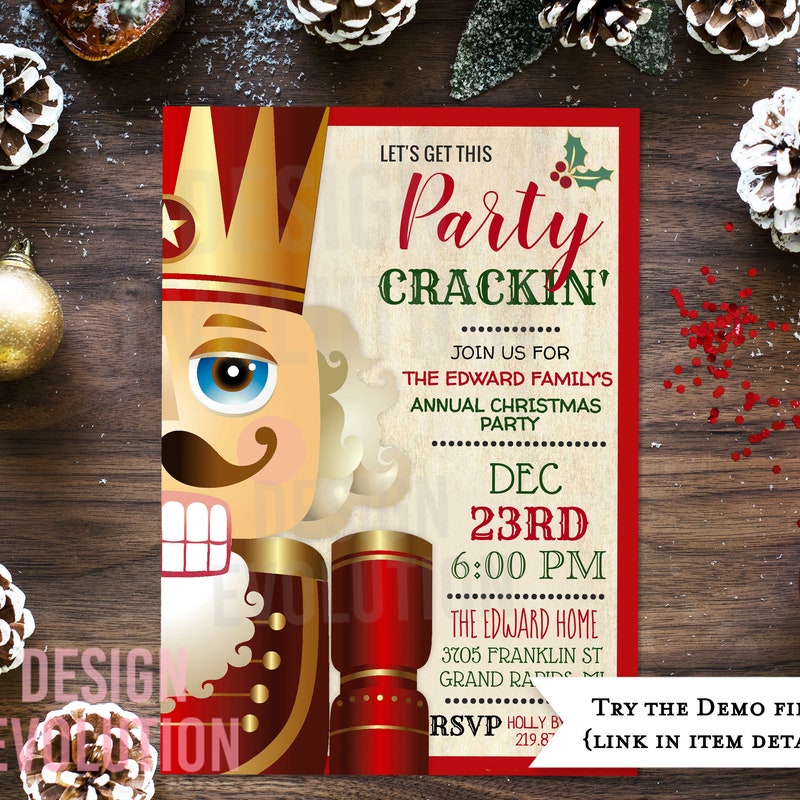 Nutcracker Invitation - Etsy