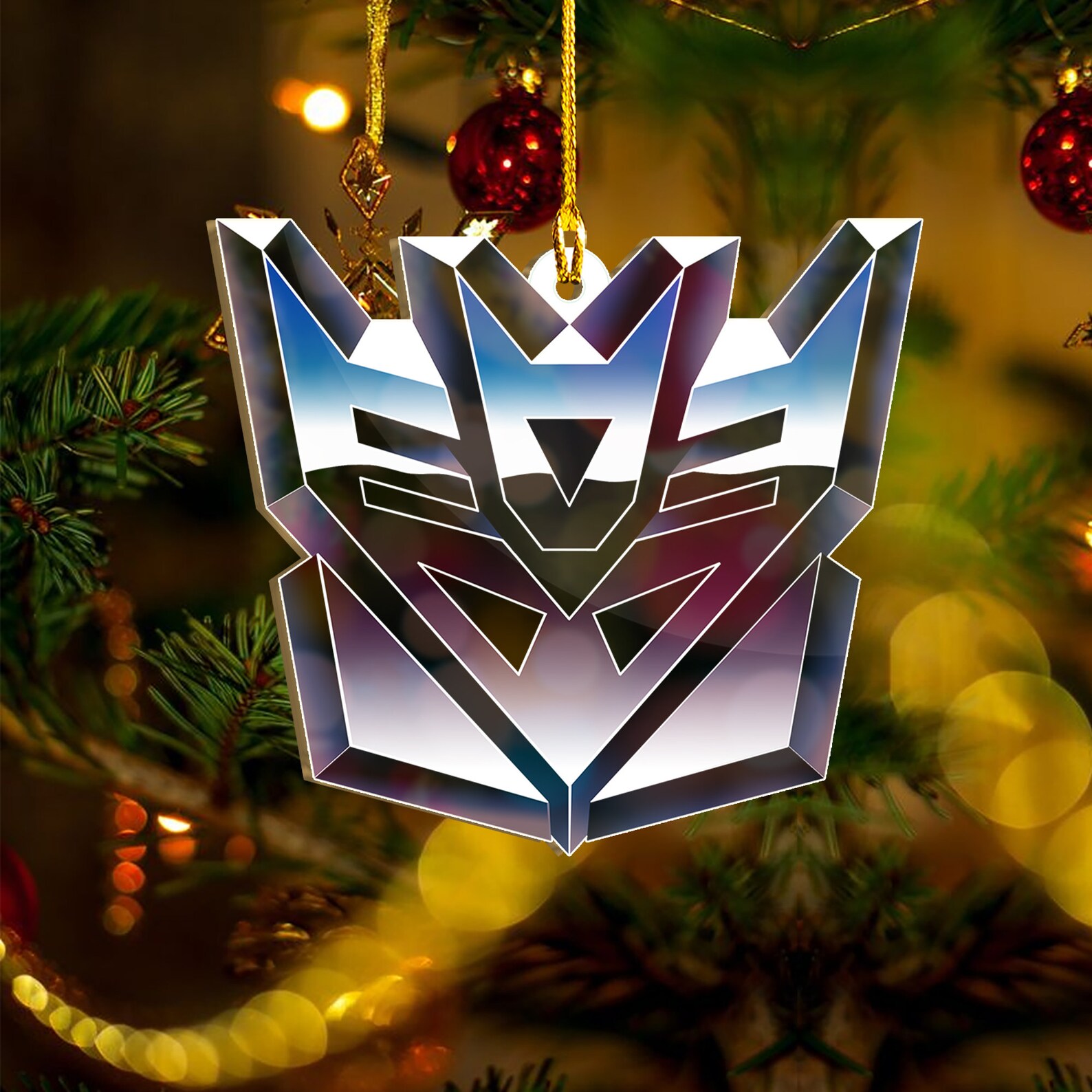 Transformers Decepticon Shape Ornament Accents Ornaments Etsy