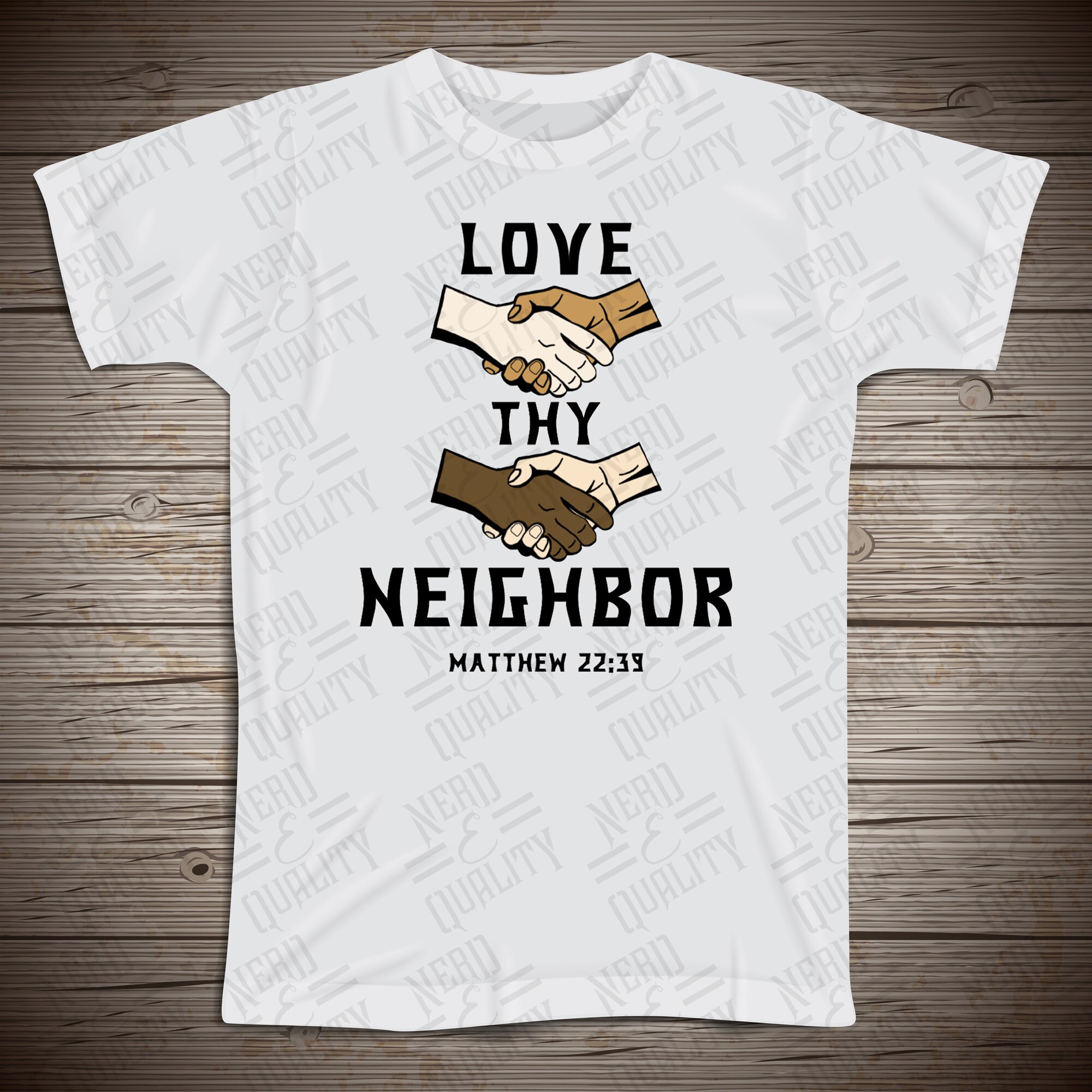 Download Love Thy Neighbor Archivo de corte en capas svg dxf eps | Etsy