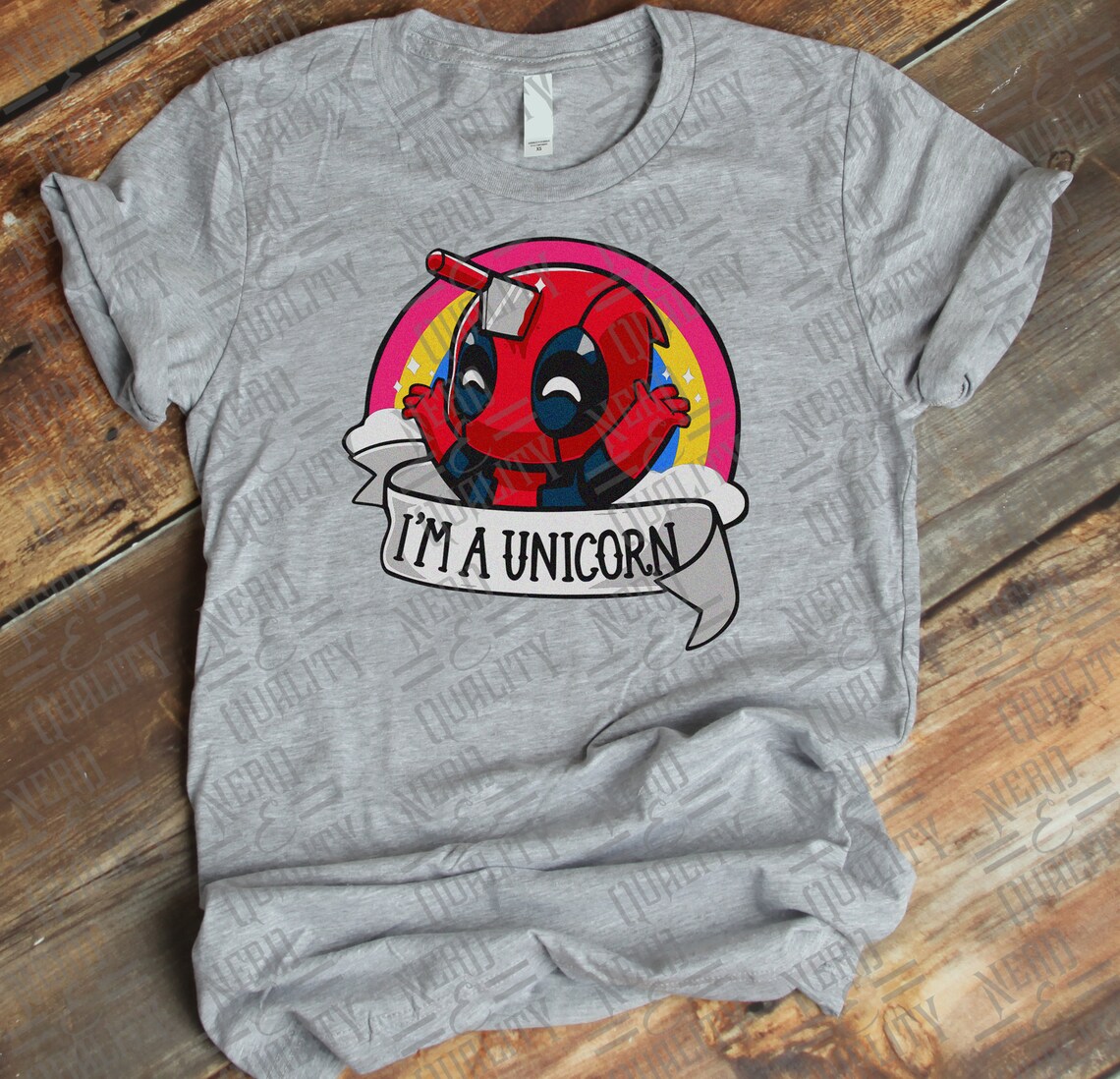 Deadpool I'm a Unicorn Layered Cut File Svg Dxf Eps Etsy Canada