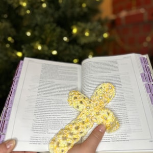 Crochet Cross - Soft Bible Bookmark