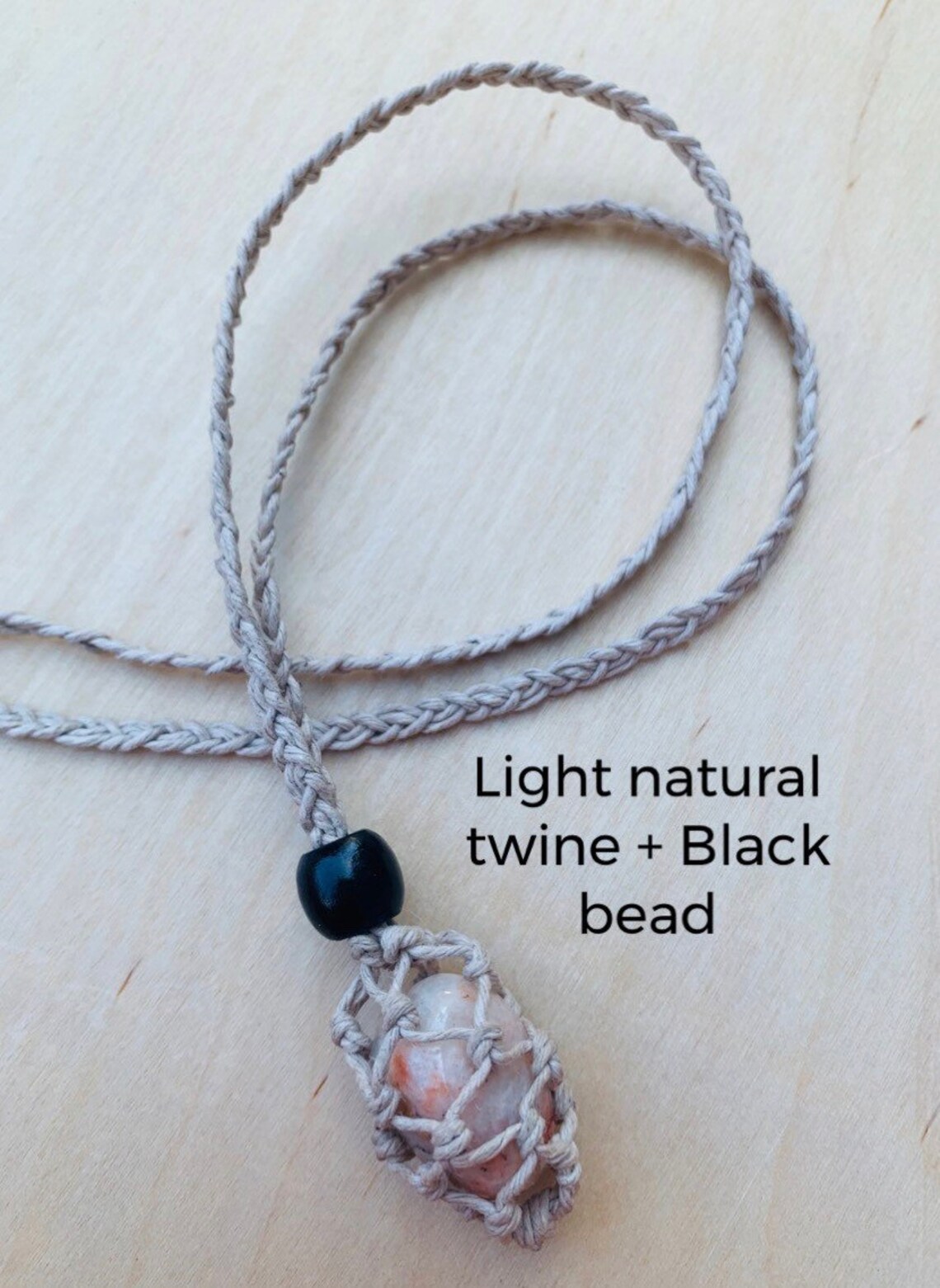 Woven Crystal Cage Necklace Handmade 40 45cm Etsy