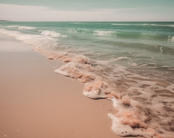 10 Sea Beach digital scrapbook background paper Digital Backdrops beach waves scrapbook paper beach ocean beach background