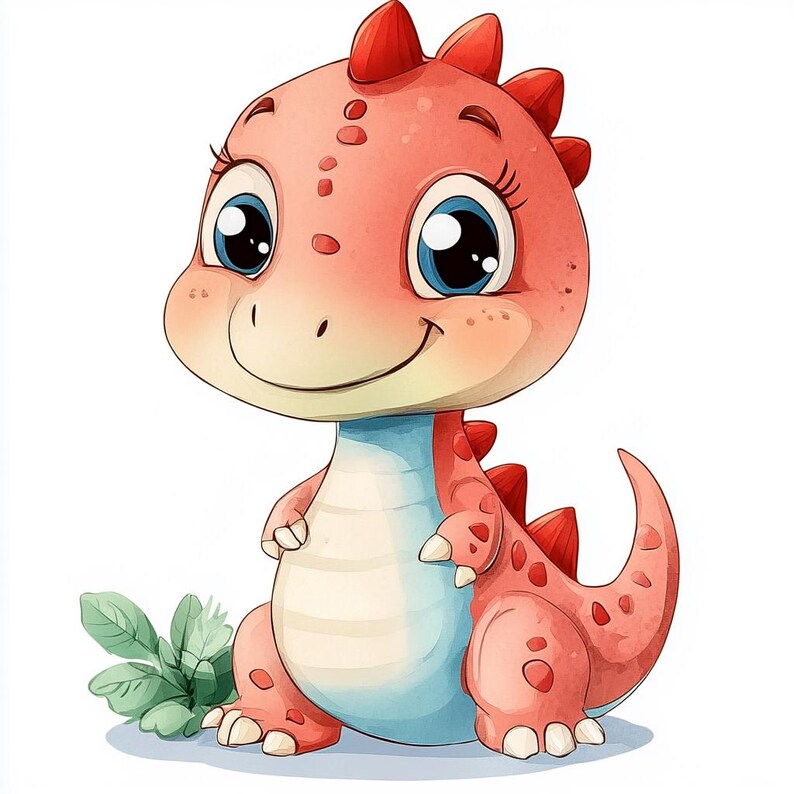 Adorable Cute Baby Dinosaurs Clipart Set for Instant Download Fun ...