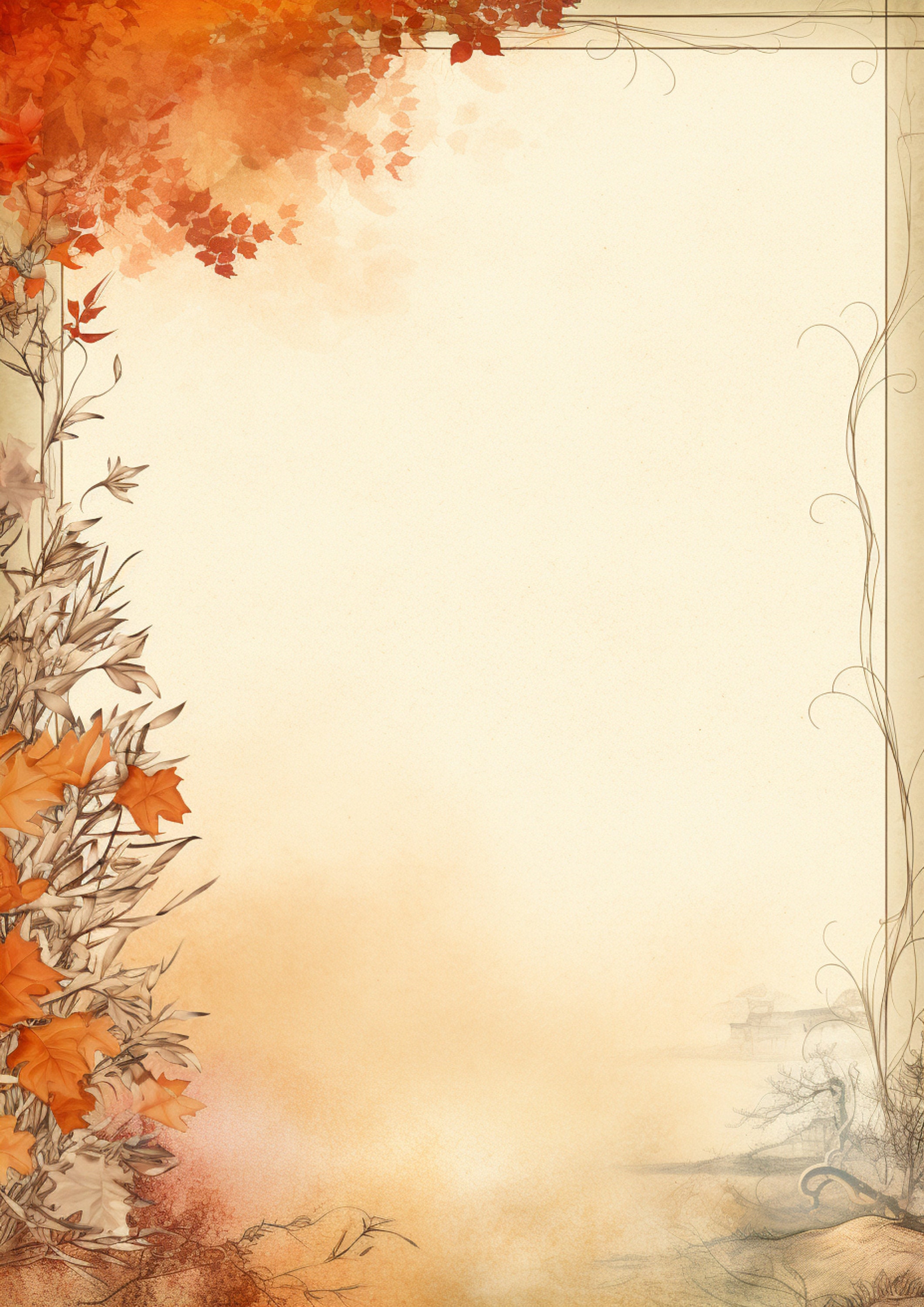 Autumn Leaves Junk Journal, Fall Junk Journal Pages, Autumn Basic Pages ...