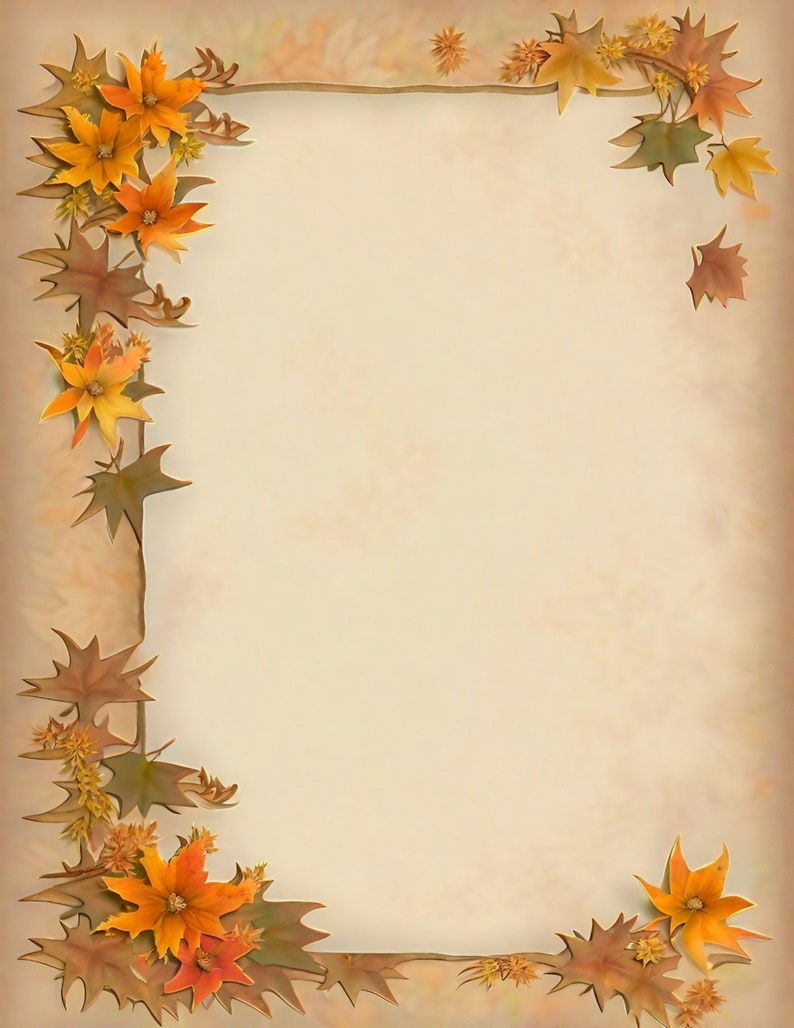 Autumn Leaves Junk Journal, Fall Junk Journal Pages, Autumn Basic Pages ...