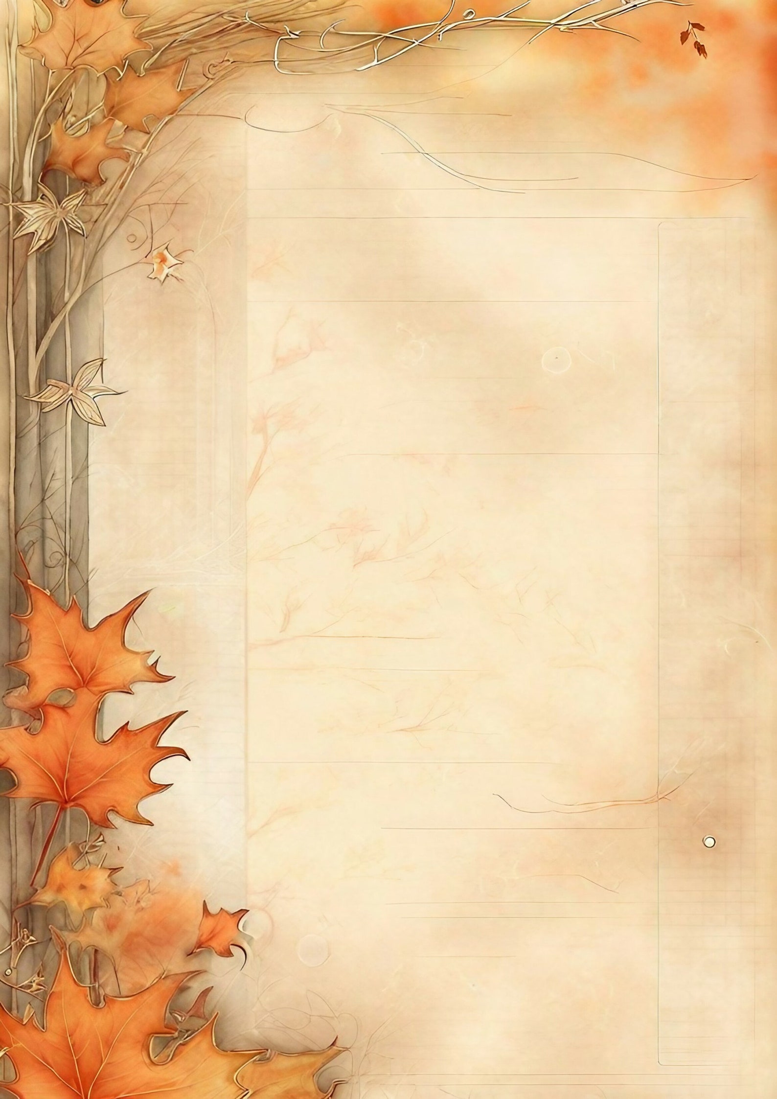 Autumn Leaves Junk Journal, Fall Junk Journal Pages, Autumn Basic Pages ...