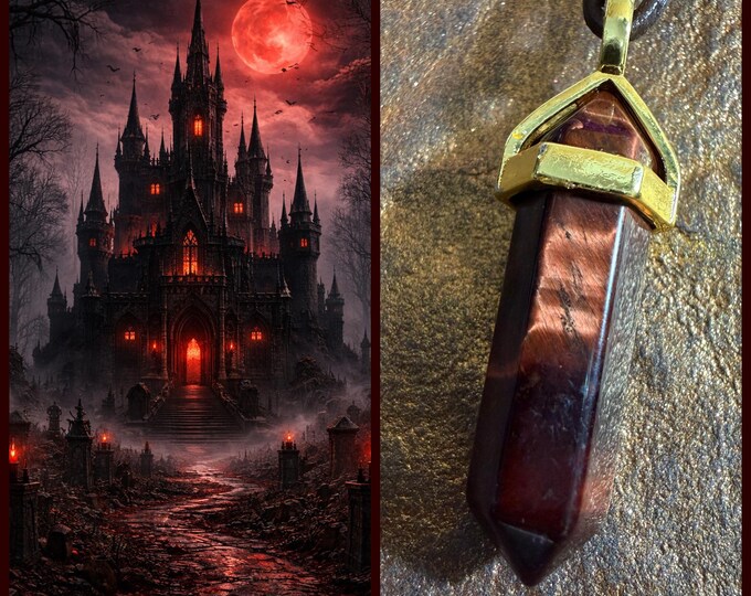 Demon Fire Castle Astral Realm Portal, Astral Real Estate, PERSONAL astral realm for you AND your companions, Enchanted Necklace