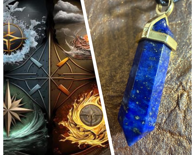 Elemental Balancing Talisman, Balance the 4 elements within you, Enchanted Necklace, BESTSELLER 40+ sold