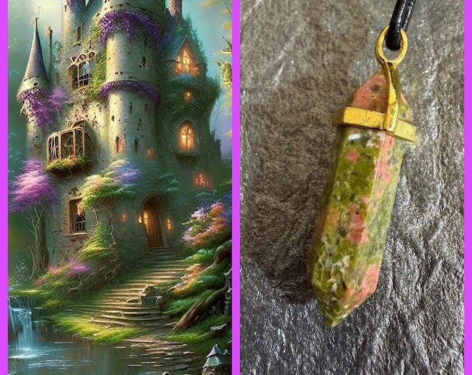Woodland Castle Astral Realm Portal, PERSONAL astral realm for you AND your companions, Astral Real Estate, Enchanted Necklace