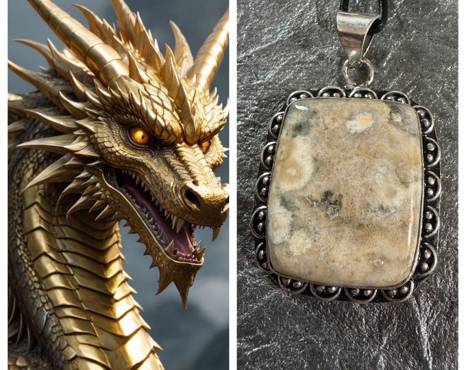 DCC EXCLUSIVE Female Gold Weaver Dragon "Ragrena" Living Entity Companion, Spirit Necklace Ring, Tier 3