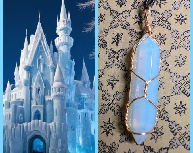 Ice Castle Astral Realm Portal, PERSONAL realm for you and your companions, Astral Real Estate, Enchanted Necklace