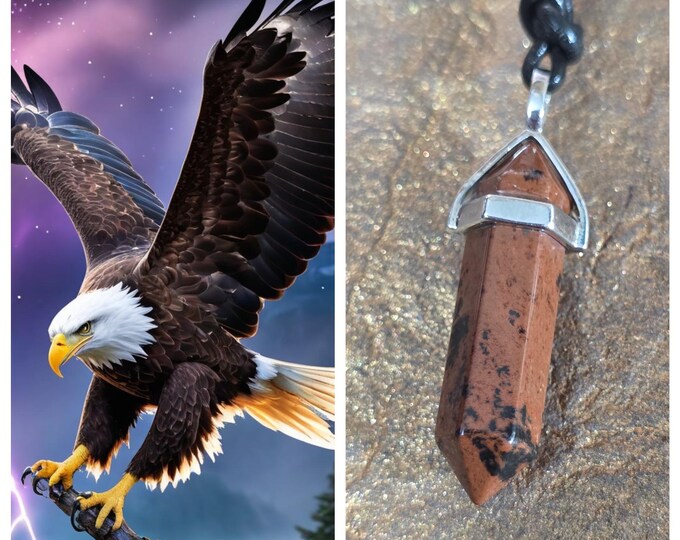Eagle "Lorgo" Spirit Companion, Spirit Vessel Necklace, Tier 1