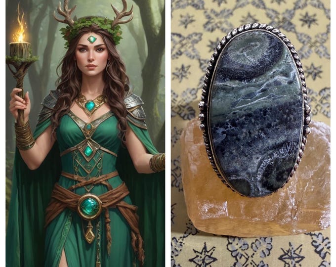Druid High Priestess Spirit Companion "Kantora", Spirit Vessel Ring, Tier 3