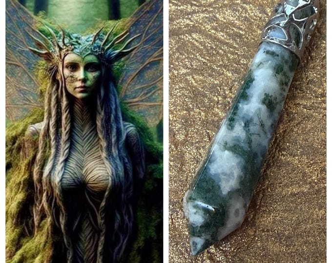 Wood Nymph "Grenarga" Spirit Companion, Spirit Vessel Necklace, Tier 2