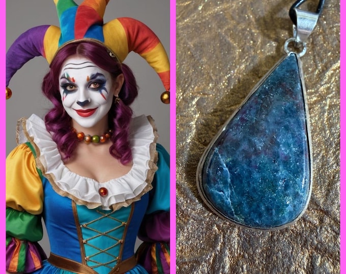 Joyful Jester "Delka" Spirit Companion, Spirit Vessel Necklace, Tier 2