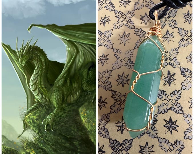 Earth Dragon "Obrec" Living Entity Companion, Spirit Vessel Necklace, Tier 1