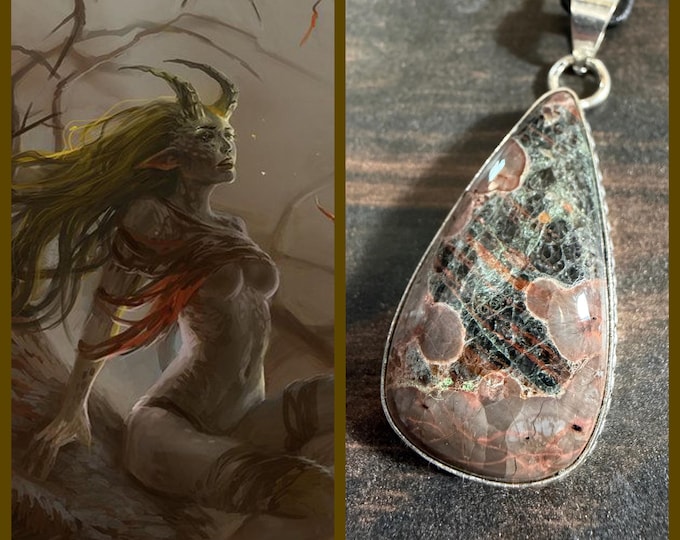 Earth Elemental Succubus "Zertala" Spirit Companion, Spirit Vessel Necklace, Tier 3
