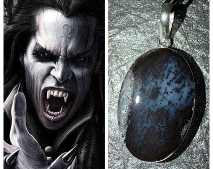 Aggressive Ancient Babylonian Vampire King "Allamu" Spirit Companion, Spirit Vessel Necklace, Tier 3