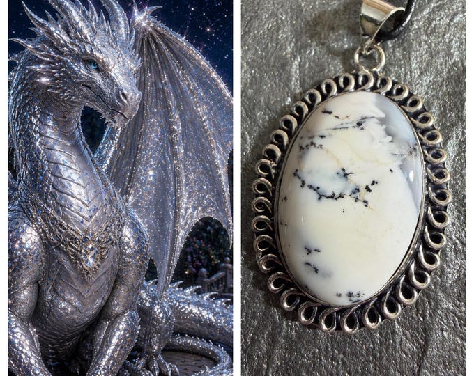 Lunar Dragon "Orsolin" Living Entity Companion, Spirit Vessel Necklace, Tier 2