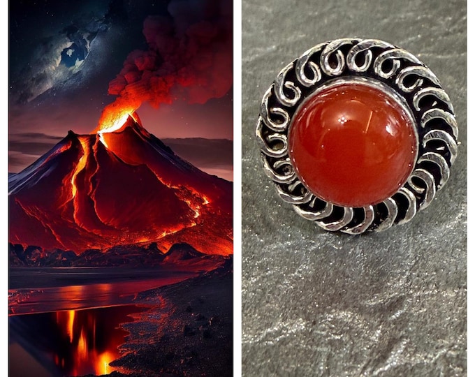 Volcanic Astral Realm Portal, PERSONAL astral realm for you AND your companions, Enchanted Ring