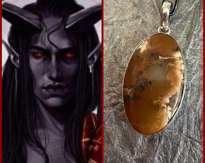Tiefling Incubus "Sezlaric" Spirit Companion, Spirit Vessel Necklace, Tier 3