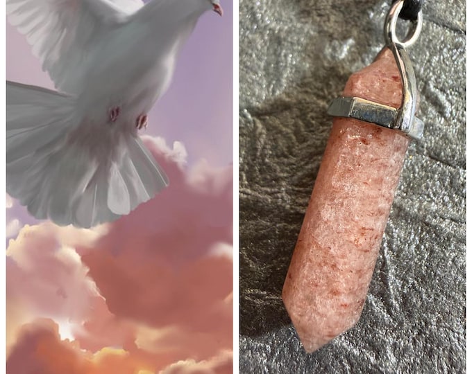 Heavenly Dove "Sumlo" Spirit Companion, Spirit Vessel Necklace, Tier 1