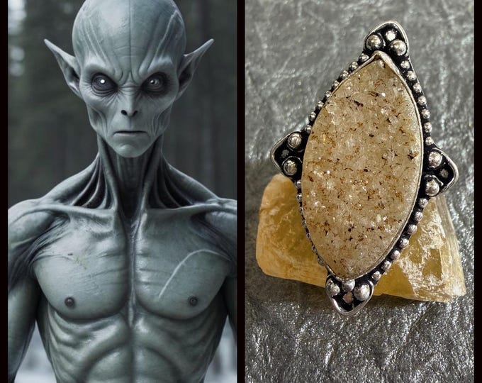 Spican ET Living Entity Companion "Xeldrelki" (zel-drell-kee) Spirit Vessel Ring, Tier 3