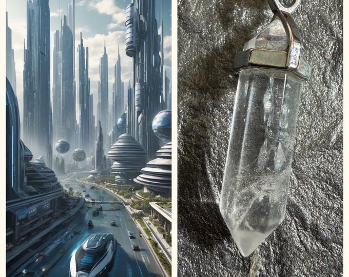 Urban Metropolis Astral Realm Portal, PERSONAL astral realm for you AND your companions, Astral Real Estate, Enchanted Necklace