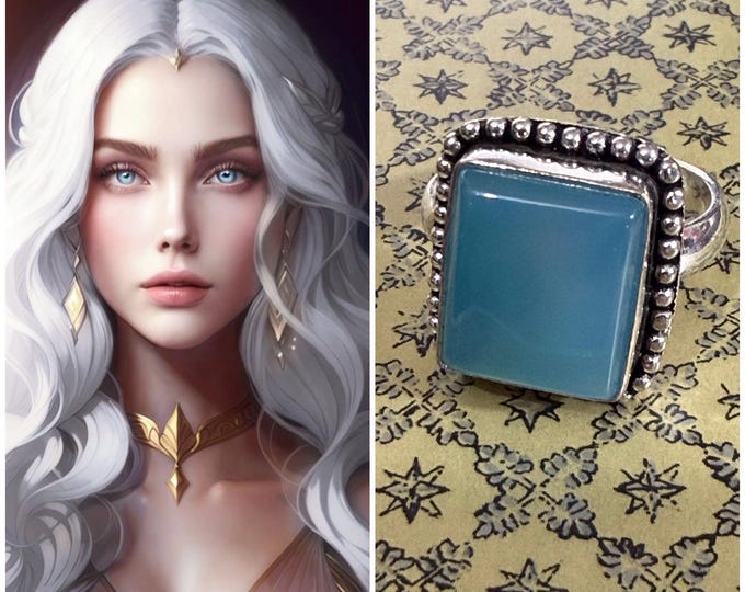 Pleaidian Female "Vraxela" Living Entity Companion, Spirit Vessel Ring, Tier 3