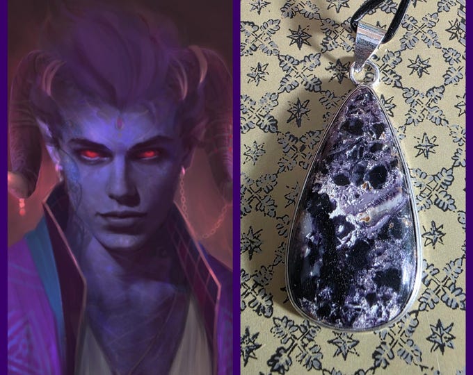 Tiefling Incubus "Zarrhine"(zahr-heen) Spirit Companion, Spirit Vessel Necklace, Tier 3