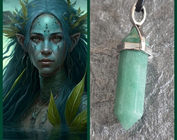 Undine Water Elemental "Ralie" (ray-lee) Spirit Companion, Spirit Vessel necklace, Tier 1