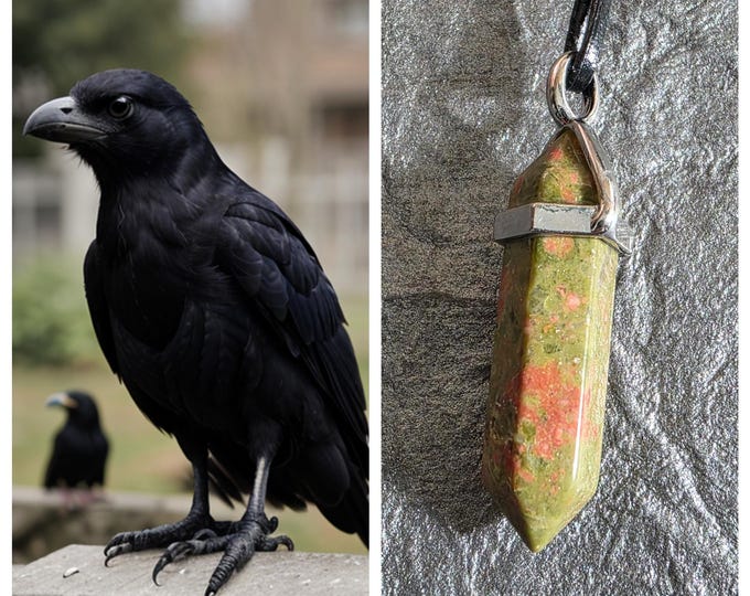 Raven "Minto" Spirit Companion, Spirit Vessel Necklace, Tier 1