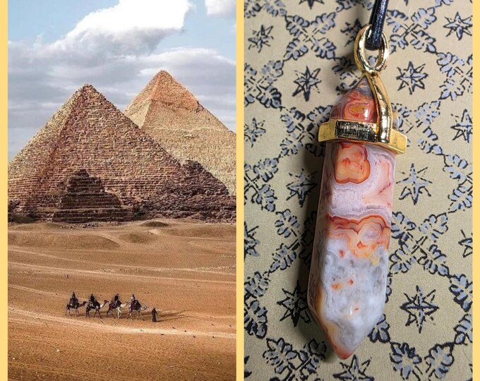 Egyptian Pyramids Astral Realm Portal, PERSONAL astral realm for you AND your companions, Enchanted Necklace
