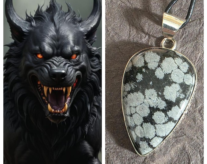 Hellhound Commander Spirit Companion "Marzalgel" Spirit Vessel Necklace, Tier 3