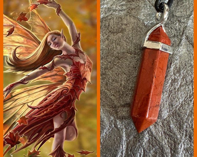 Autumn Forest Fairy "Amelna", Spirit Vessel Necklace, Tier 2