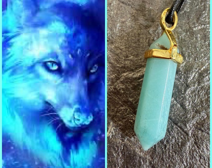Ice Fox "Celnar" Spirit Companion, Spirit Vessel Necklace, Tier 1