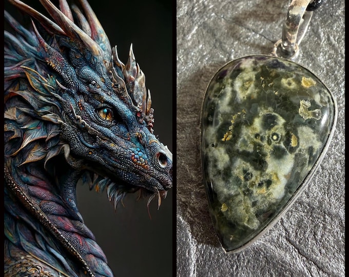 Storm Dragon "Gortoc" Living Entity Companion, Spirit Vessel Necklace, Tier 2