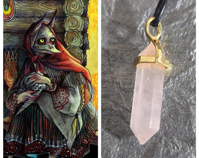 Kikimora House Spirit "Kramga" Spirit Companion, Spirit Vessel Necklace, Tier 1