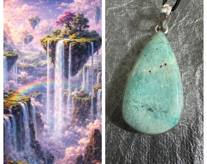 Floating Fairy Islands Realm Portal, PERSONAL astral realm for you AND your companions, Astral Real Estate, Enchanted Necklace
