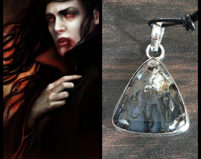 Carpathian Mahr Vampire "Andrei" Spirit Companion, Spirit Vessel Necklace, Tier 3