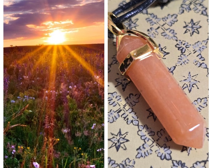 Morning Meadow Astral Realm Portal, PERSONAL astral realm for you AND your companions, Enchanted Necklace