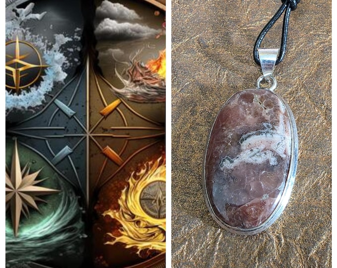 Elemental Balancing Talisman, Balance the 4 elements within you, Enchanted Necklace, BESTSELLER