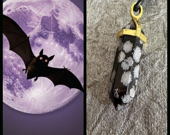 Graveyard Bat "Varsec" Spirit Companion, Spirit Vessel Necklace, Tier 2