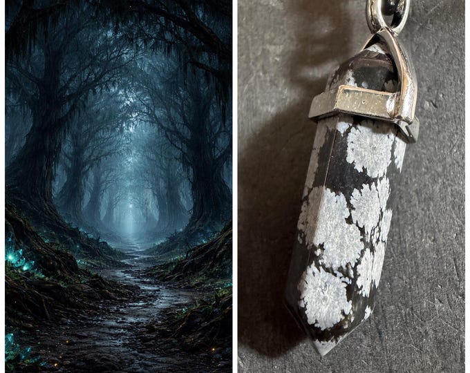 Dark Forest Astral Realm Portal, Astral Real Estate, PERSONAL astral realm for you AND your companions, Enchanted Necklace